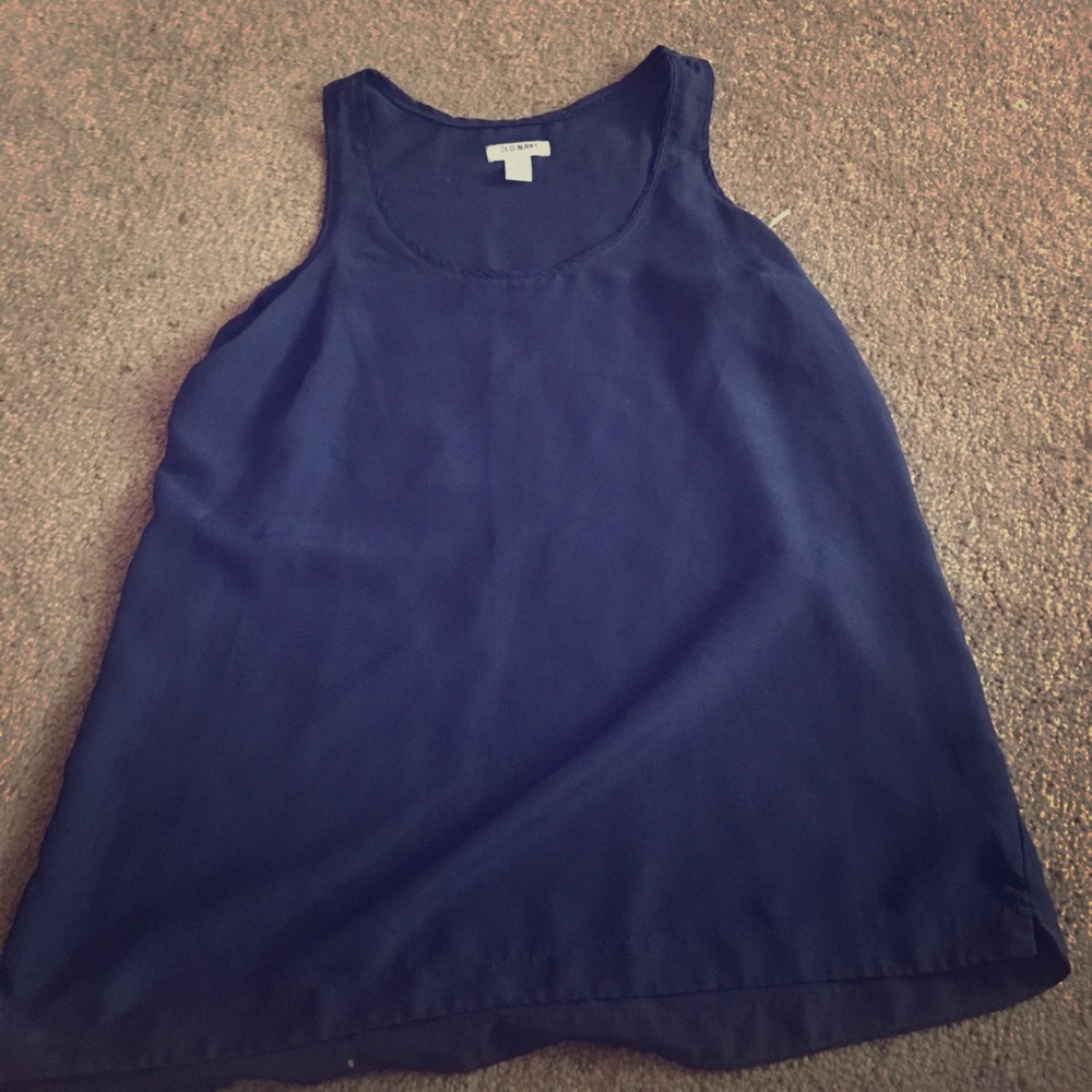 Blue Old Navy sleeveless blouse